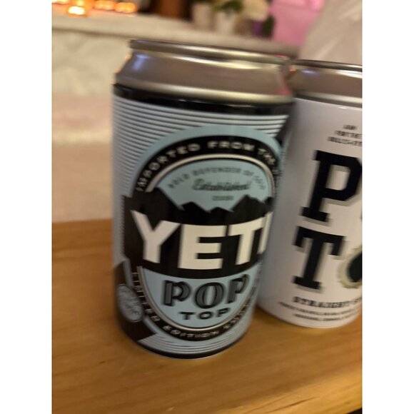 Yeti Pop Top Limited Edition Empty Storage Cans Stash Hidden Set of 2 - Picture 4 of 16